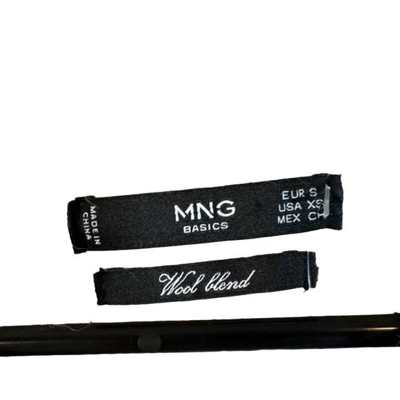 MNG by Mango Beige Dolman Long Sleeve Wool Blend Knit Sweater Women Sz XS - Picture 7 of 7